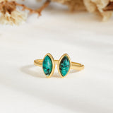 Luxe - Collana Verde Anello