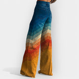 Bernada - Pantaloni a trapezio con vita alta