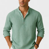 Lasse - Camicia in cotone e lino