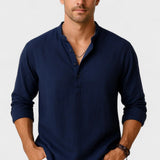 Lasse - Camicia in cotone e lino