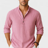 Lasse - Camicia in cotone e lino