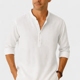 Lasse - Camicia in cotone e lino