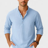 Lasse - Camicia in cotone e lino