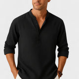 Lasse - Camicia in cotone e lino