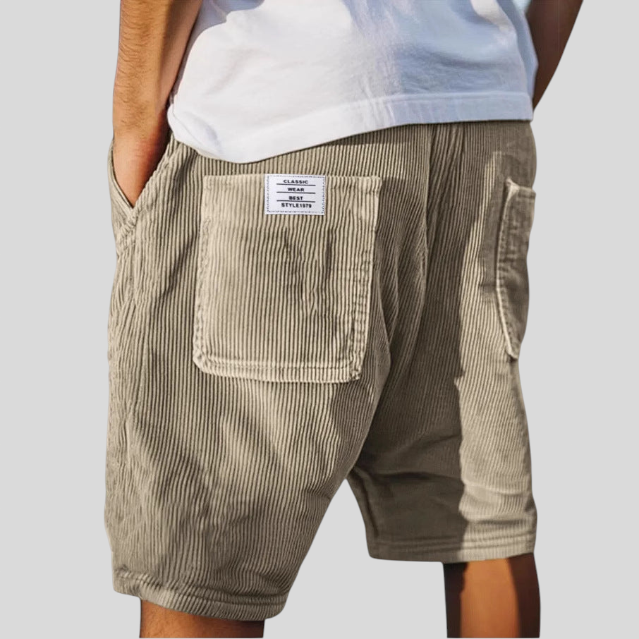 Lenoir - Pantaloni corti eleganti in velluto
