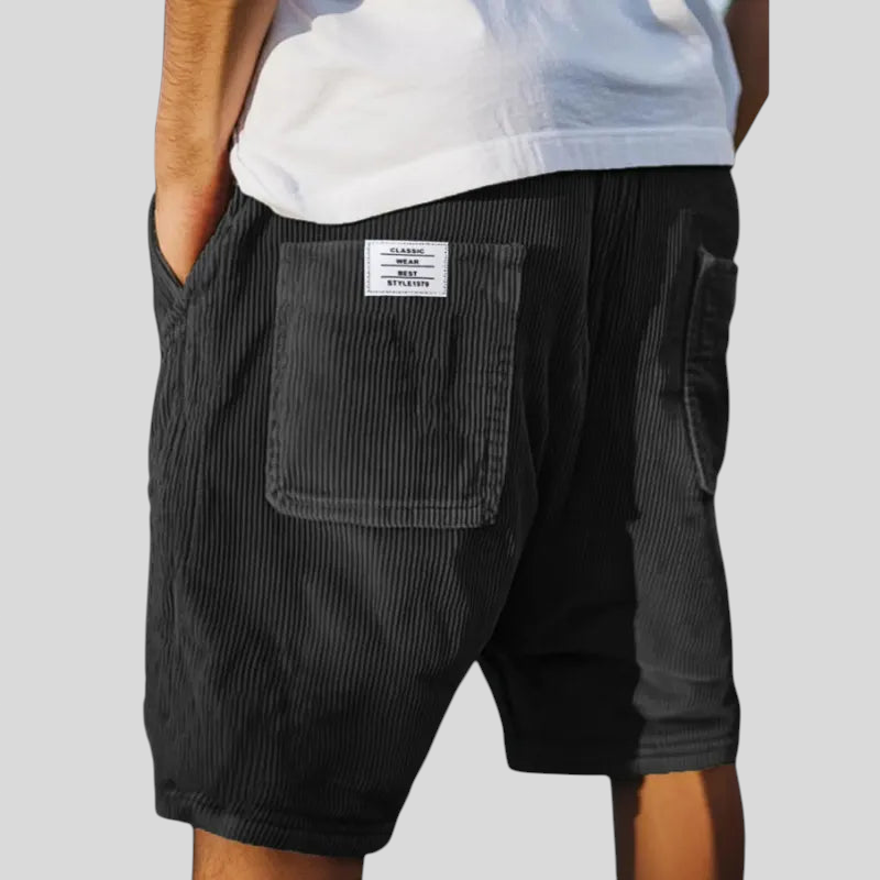 Lenoir - Pantaloni corti eleganti in velluto