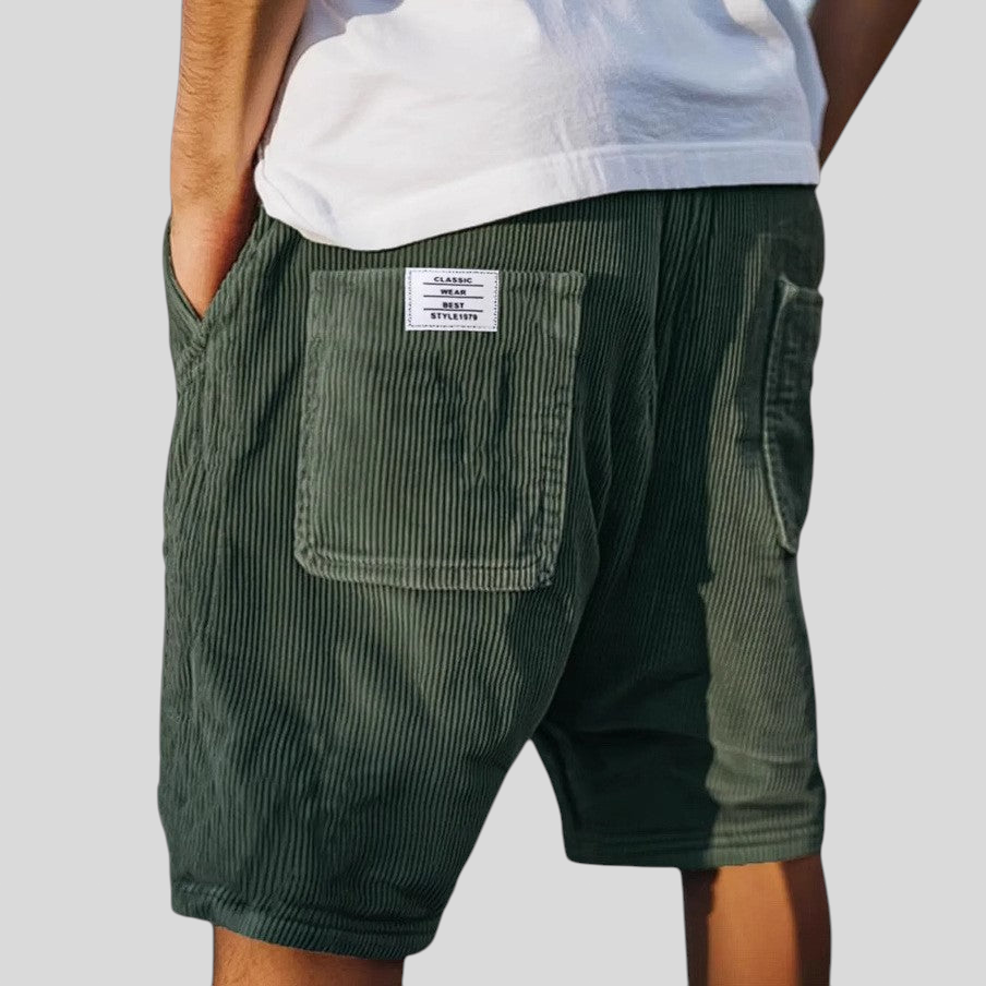 Lenoir - Pantaloni corti eleganti in velluto