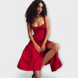 Zipporas – Abito bustier affascinante con motivo floreale