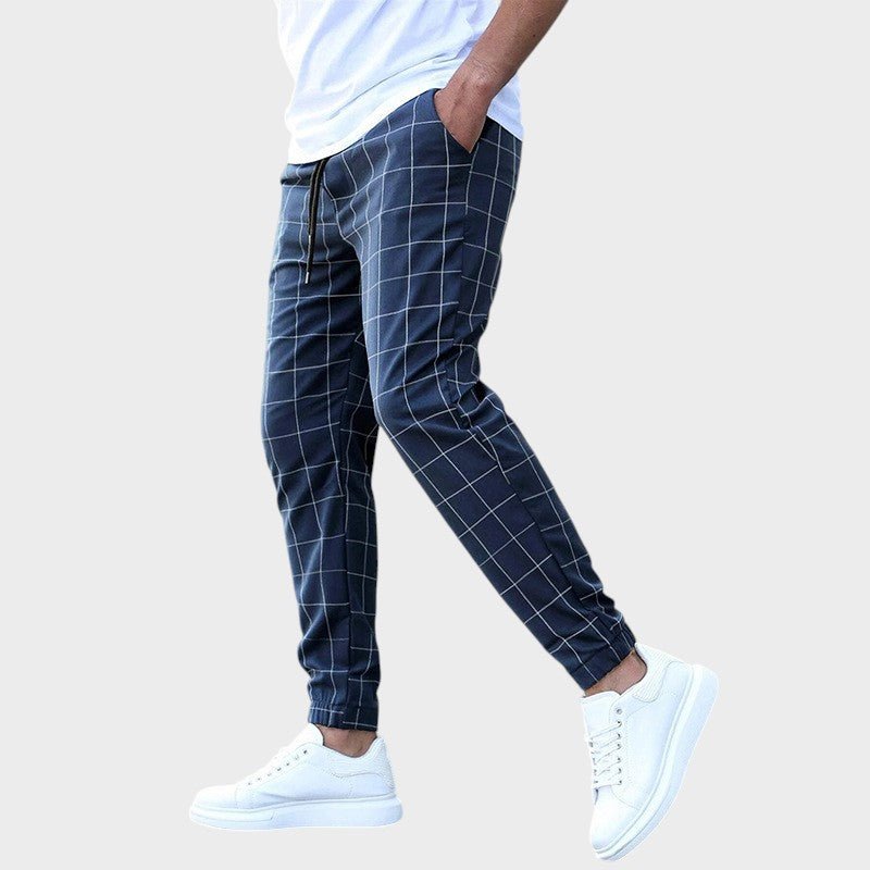 Mikkel - Pantaloni sportivi a righe stilizzati