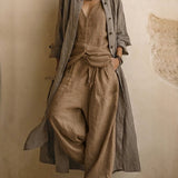 Set boho in lino a 3 pezzi