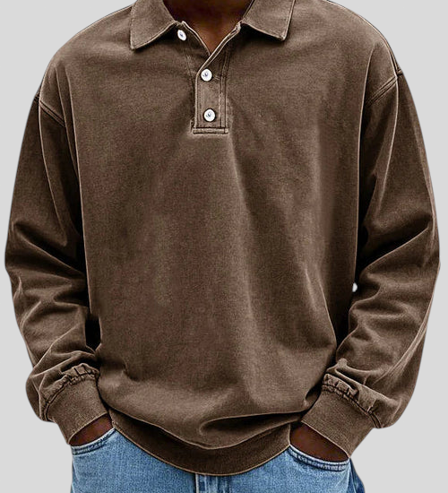 Petar - Camicia Vintage a Maniche Lunghe
