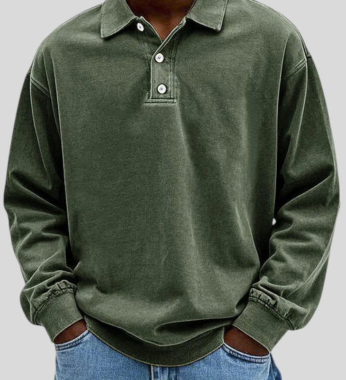 Petar - Camicia Vintage a Maniche Lunghe