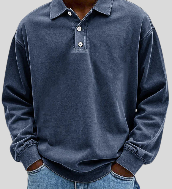 Petar - Camicia Vintage a Maniche Lunghe