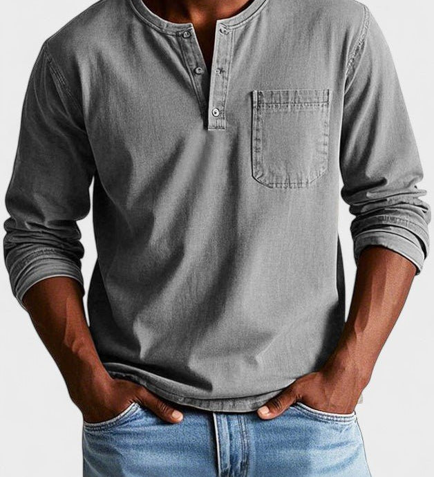 Sebastian - Camicia vintage a maniche lunghe