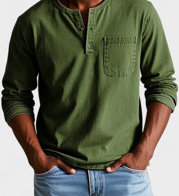 Sebastian - Camicia vintage a maniche lunghe