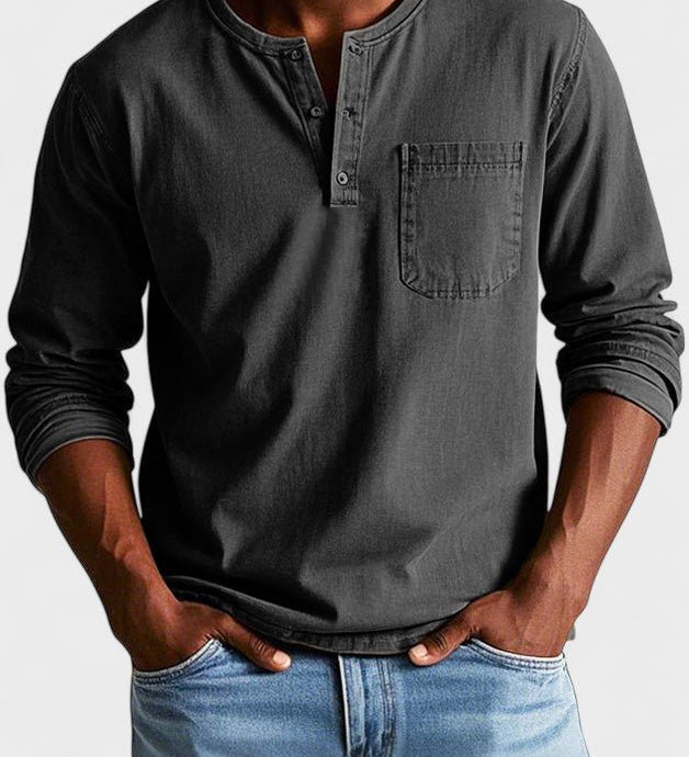 Sebastian - Camicia vintage a maniche lunghe