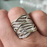 Anello Elegante a Strati
