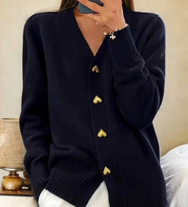 Amy | Cardigan Elegante in Maglia