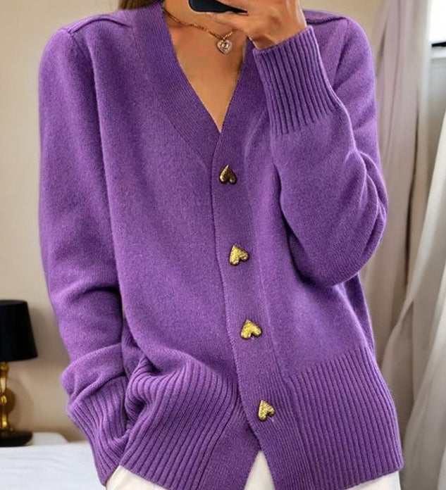 Amy | Cardigan Elegante in Maglia
