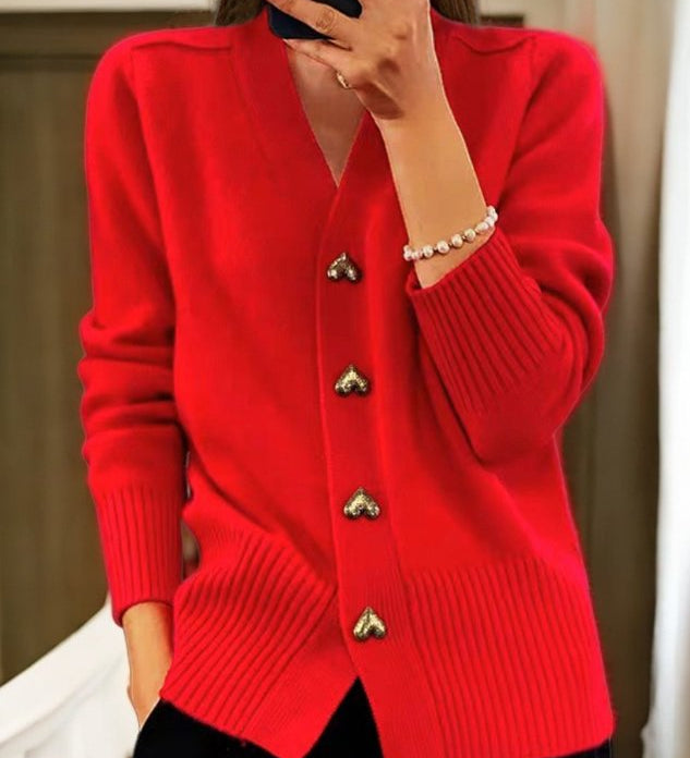 Amy | Cardigan Elegante in Maglia