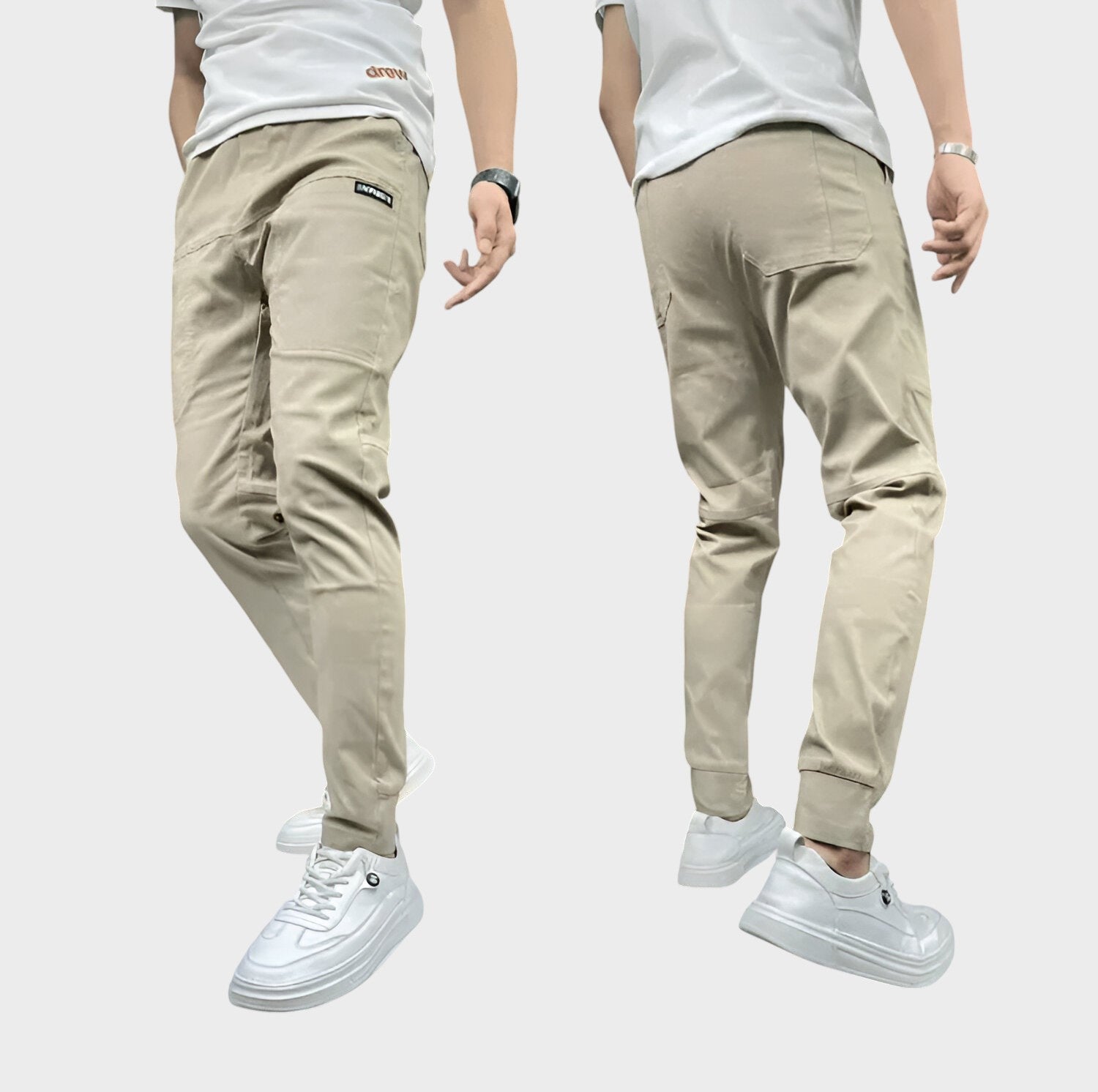Thomas - Pantaloni cargo elasticizzati