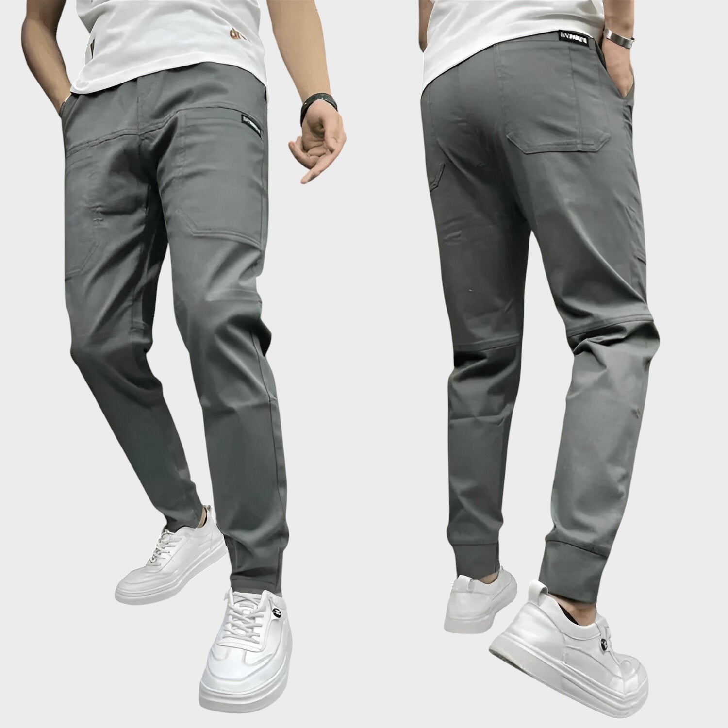 Thomas - Pantaloni cargo elasticizzati