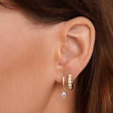 Orecchini d'Oro Cristallini Premium