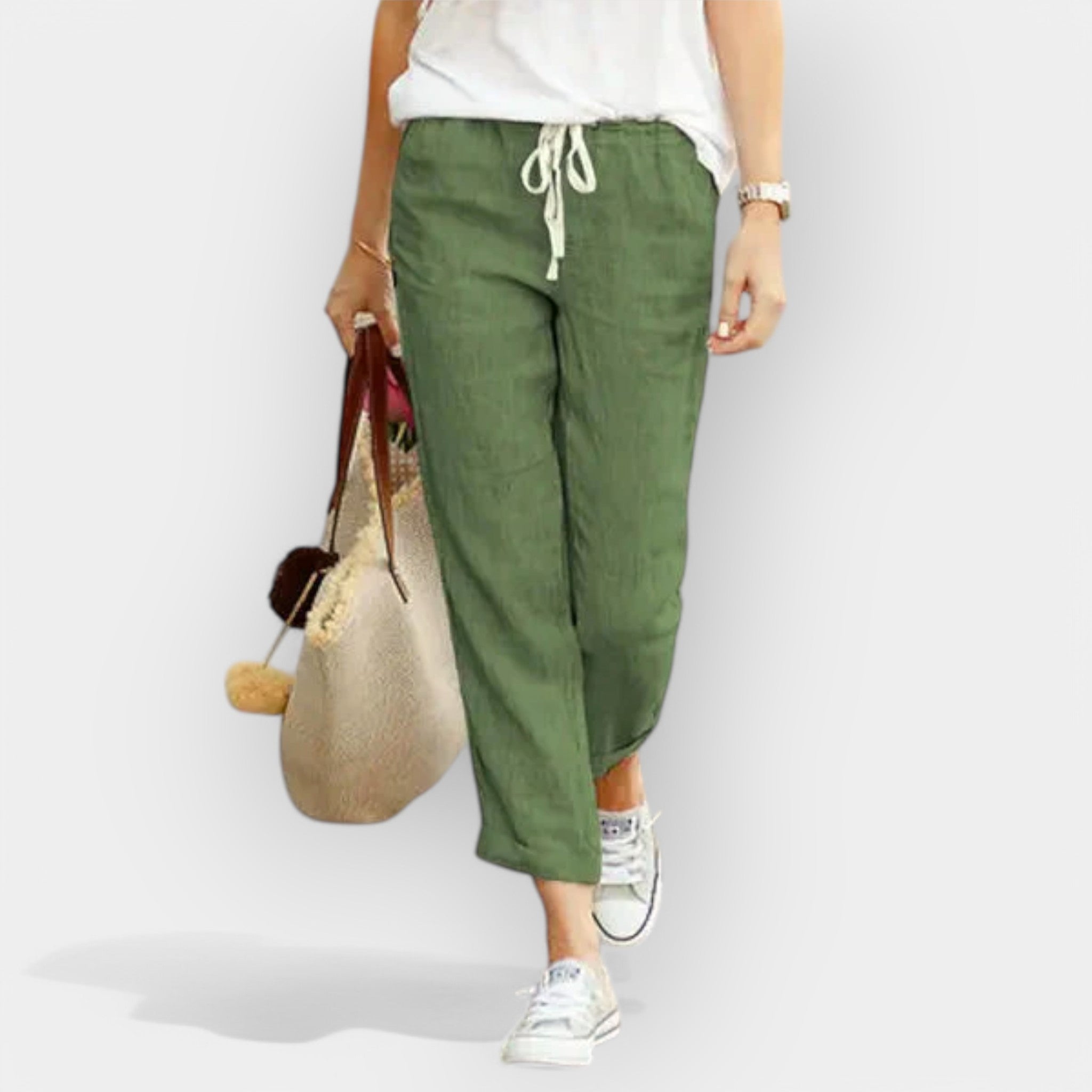 Celina - Pantaloni in cotone