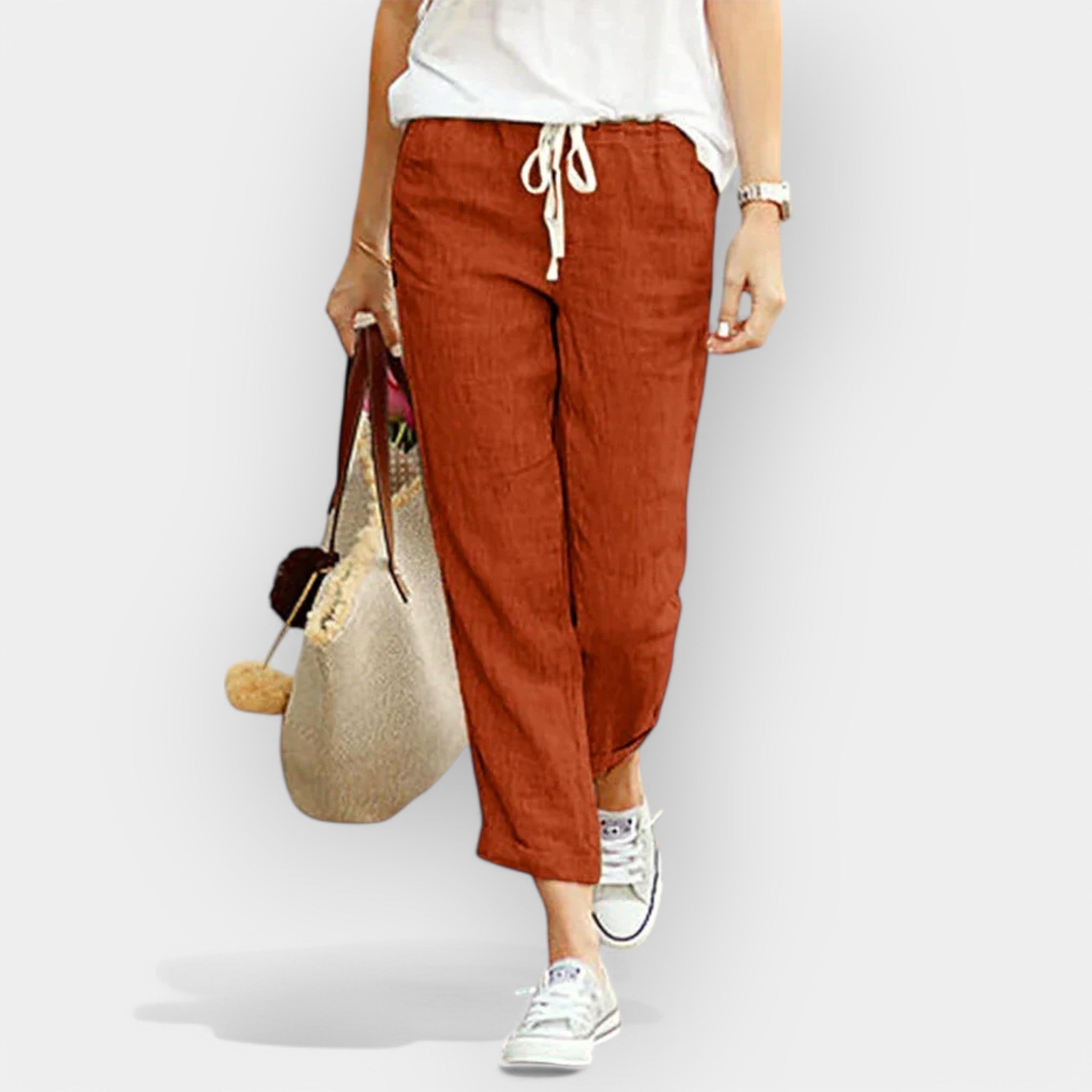 Celina - Pantaloni in cotone